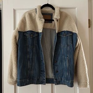 American Eagle Denim and Sherpa Jacket